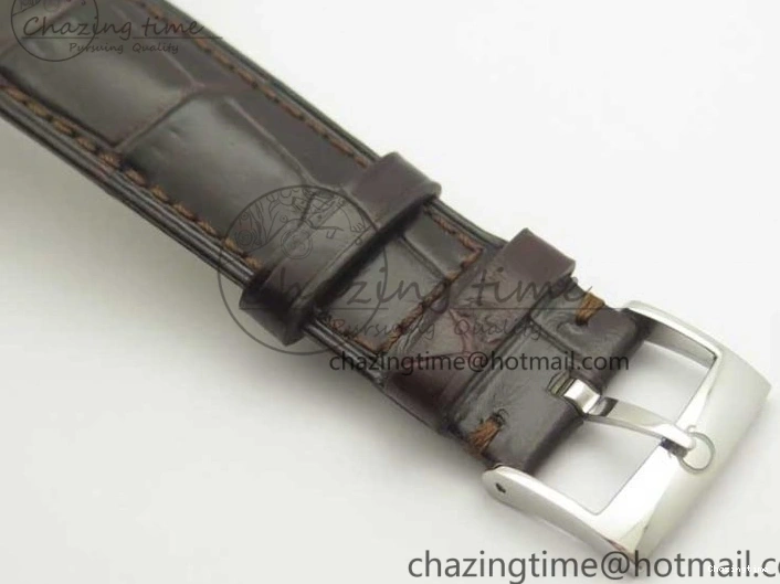 0329 Original De Ville Prestige Small Second TWF 1:1 Best Edition Gray Dial on Black Leather Strap MIYOTA 8036